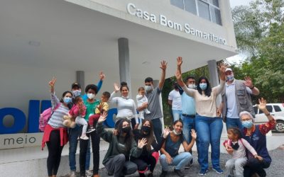 Famílias venezuelanas acolhidas na Casa Bom Samaritano recebem oportunidade de trabalho